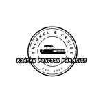 Pontoon Paradise Logo Transparent - Black