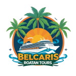 Belcaris Roatan Tours Emblem Logo - White Background